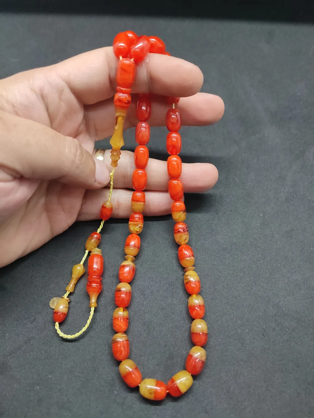 Ayhan Turan Usta Eseri̇ Ful Hare Ful Damar Eski̇ 0.6 Mm Deli̇m Sıkma Kehri̇bar küçük resim 5