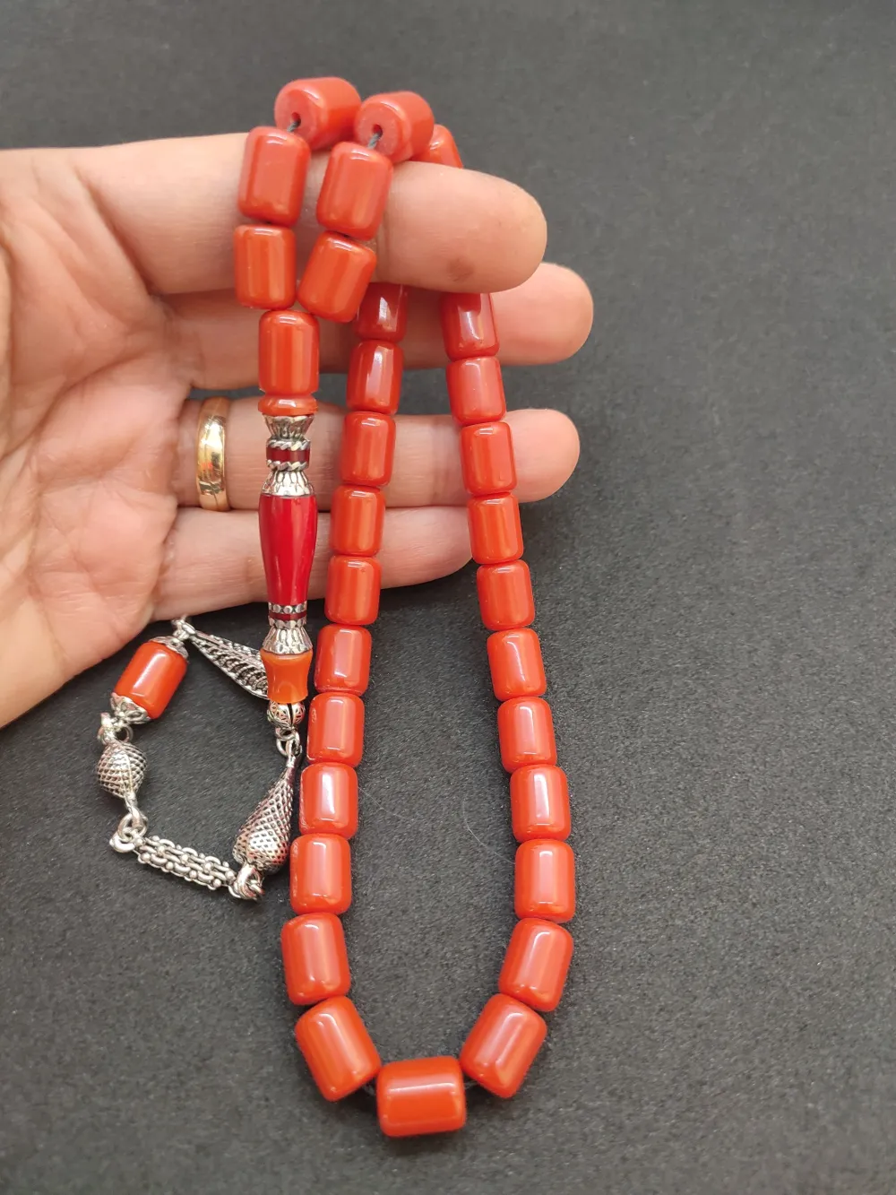 925 Ayar Gümüş Nakkaş Çi̇ft Kat Torna Çi̇ft Ci̇lalı Bakali̇t küçük resim 4