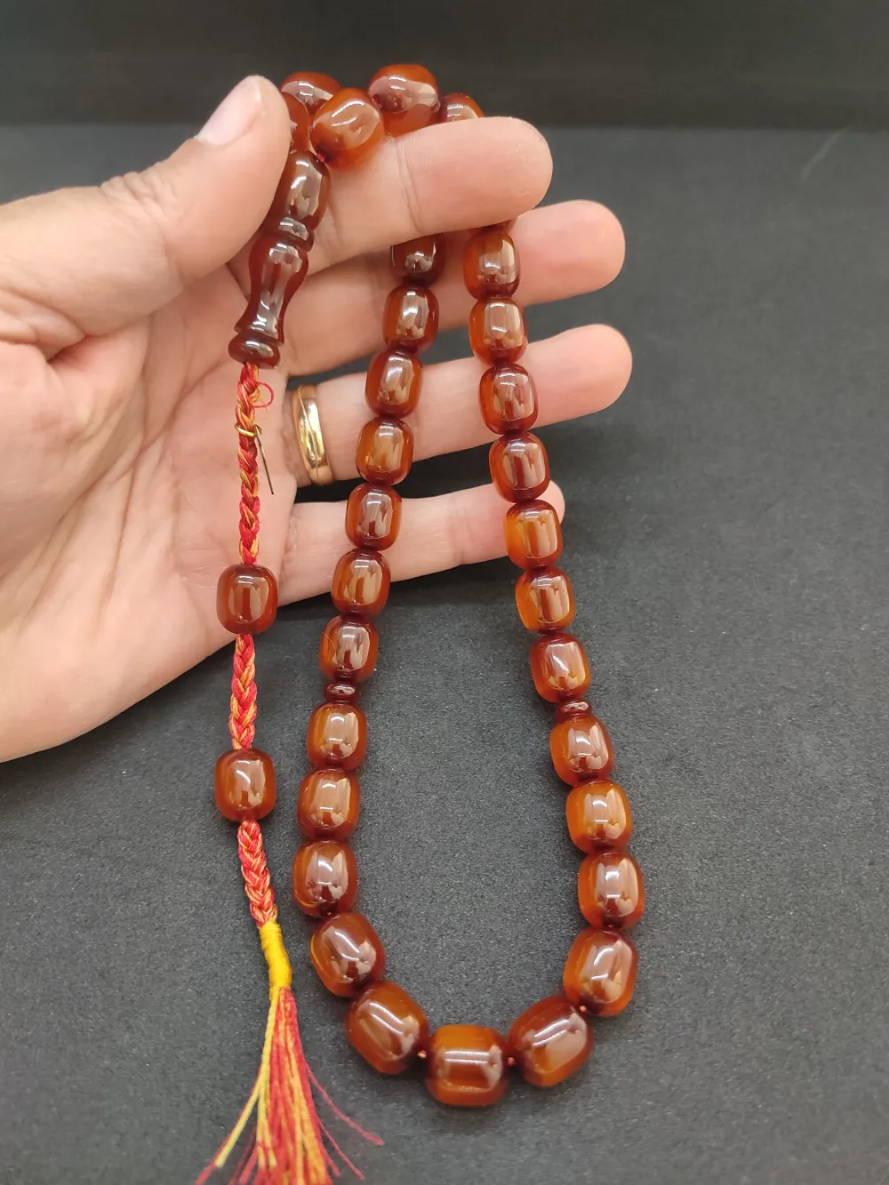 Osama Omari̇ İmzalı Eski̇ Usul Havşalı Horoz İmame 50 Yaşında Alman Faturan küçük resim 5