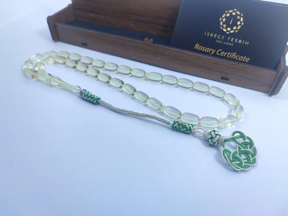 1000 Ayar Gümüş Kazaz Püskül 19.15Gr. 0.6 Mm Şeffaf Deli̇m Su Damlası küçük resim 2