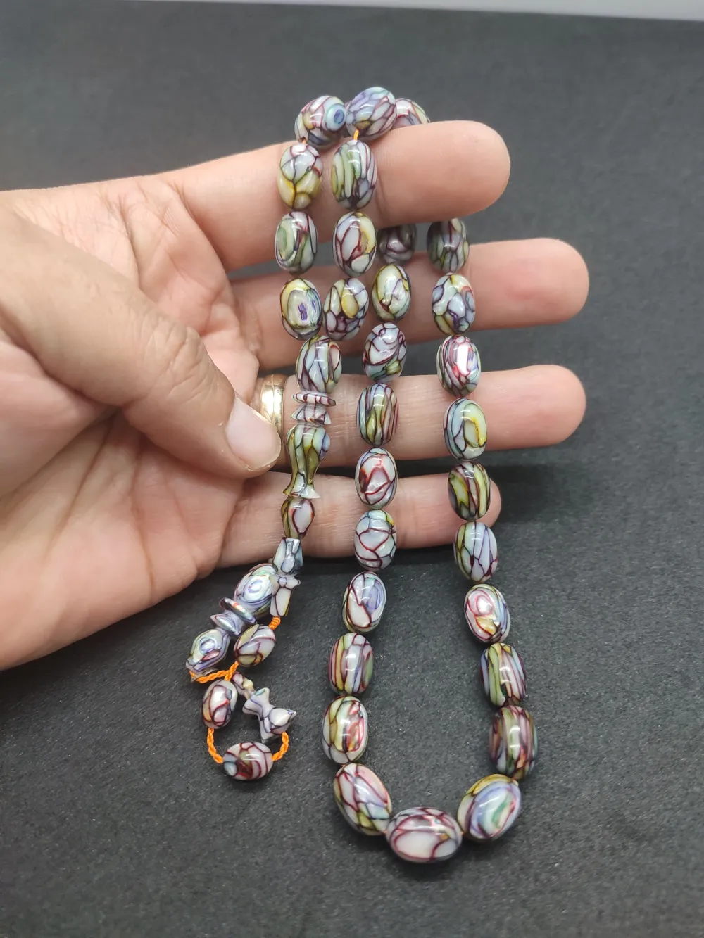 Başka Yerde Yok!!! Dalgıç Usta Eseri̇ Nadi̇r Renk  Fransız Galali̇t küçük resim 5