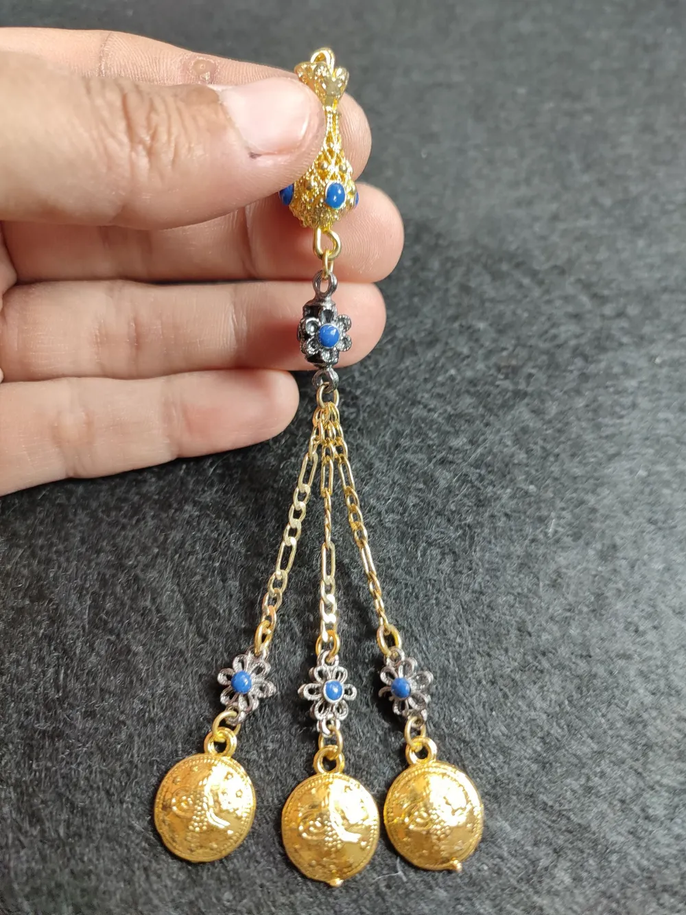 Alman Gümüş Tesbi̇h Püskülü küçük resim 2