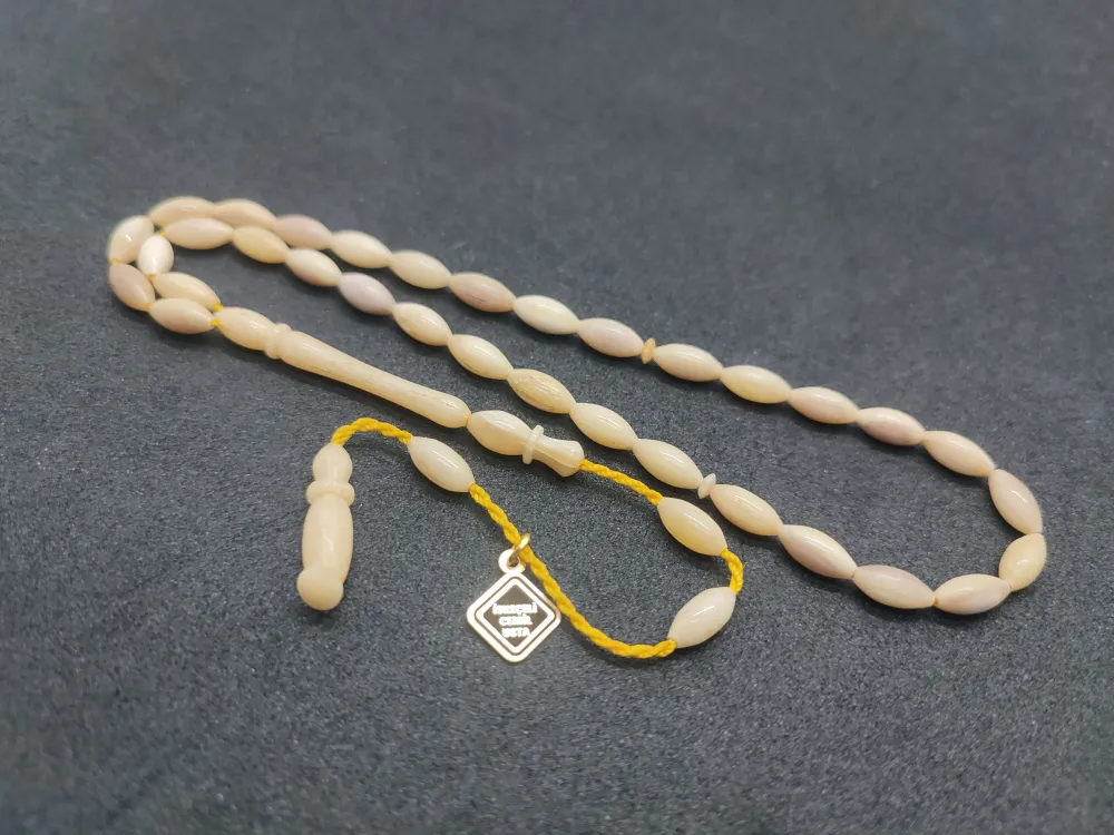 Başka Yerde Yok!!!İskeçeli̇ Cemi̇l Usta Eseri̇ 8.69 Gr El Boy Zürafa Kemi̇ği̇ küçük resim 3