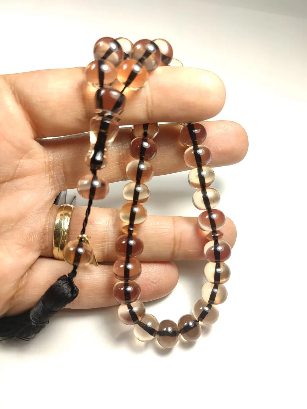 Ebu Zeyn Usta İşi̇ İmzalı Mühürlü Ateş Kehri̇bar küçük resim 5