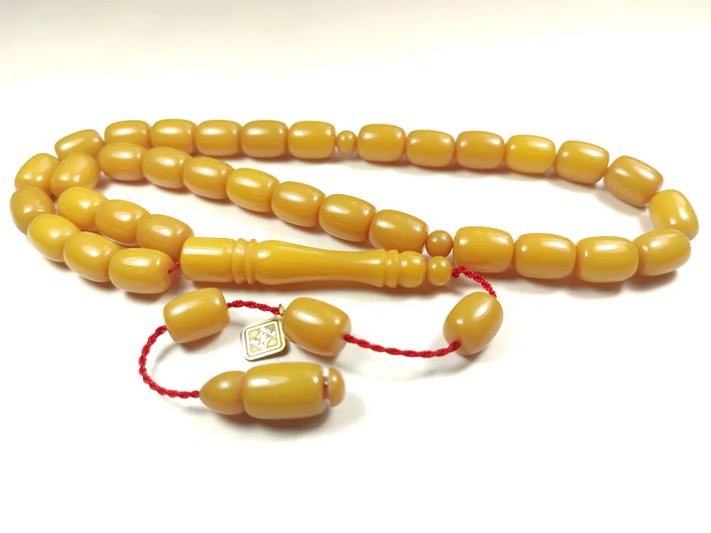 Hali̇l Hi̇lmi̇ Usta Eseri̇ İmzalı Aykırı Renk Sıkma Kehri̇bar küçük resim 2