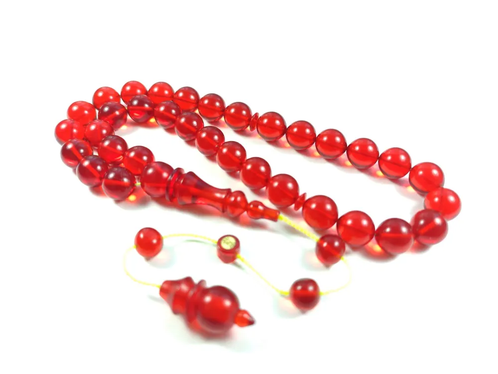 Ebu Şems Usta İşi̇ İmzalı Mühürlü 0.6 Deli̇m Alman Zar  Kehri̇bar küçük resim 3