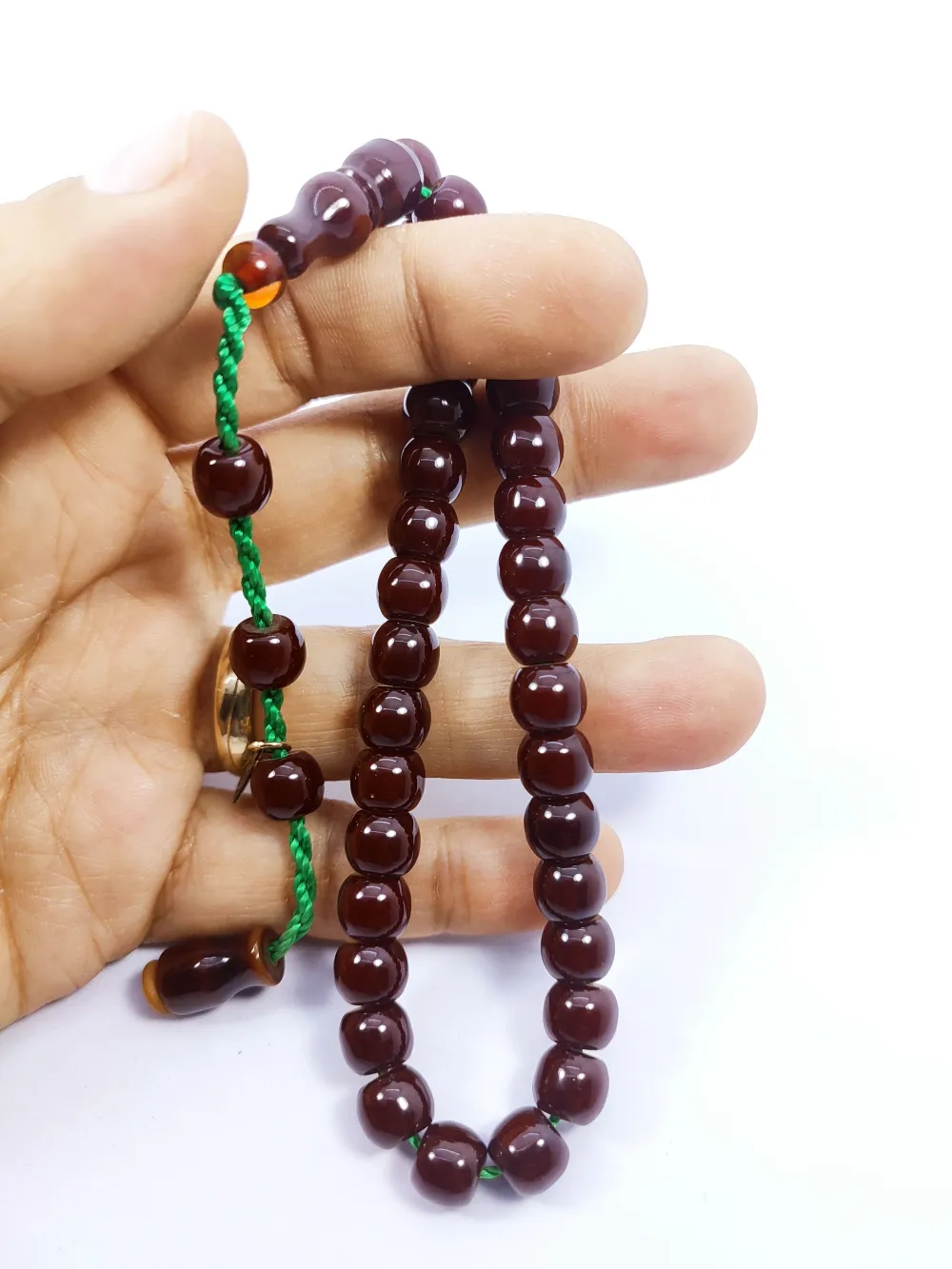 Muhammed Dabbas Usta Eseri̇ Osmanlıya En Yakın Bi̇lek Boy Sıkma Kehri̇bar küçük resim 5