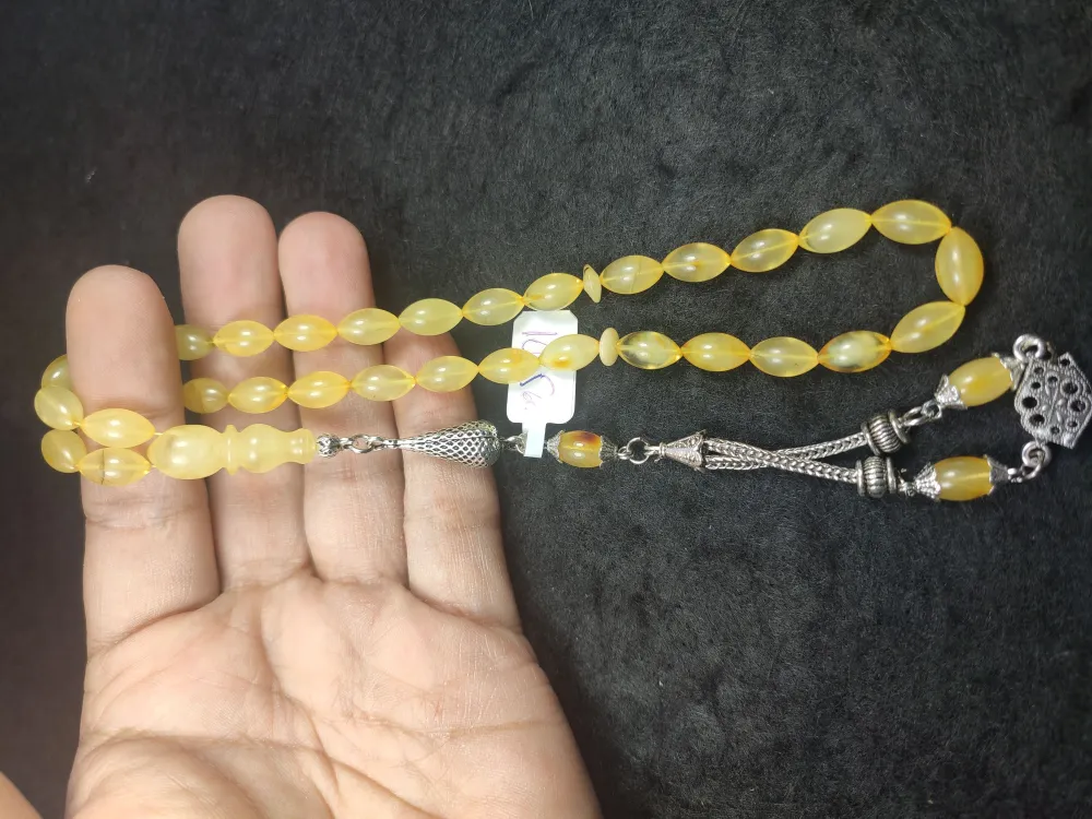 10.65 Gr. Orji̇nal Rus Kaya Damla Kehri̇bar küçük resim 4