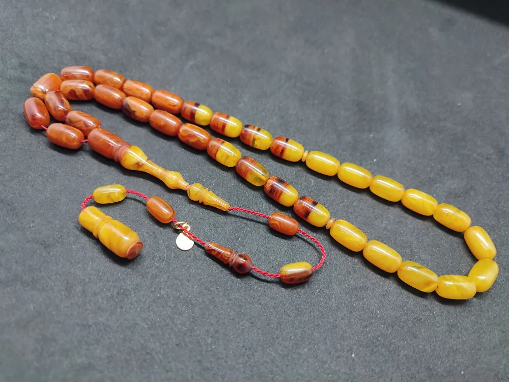 Ayhan Turan Usta Eseri̇ Ful Hare Ful Damar Eski̇ 0.6 Mm Deli̇m Sıkma Kehri̇bar küçük resim 3