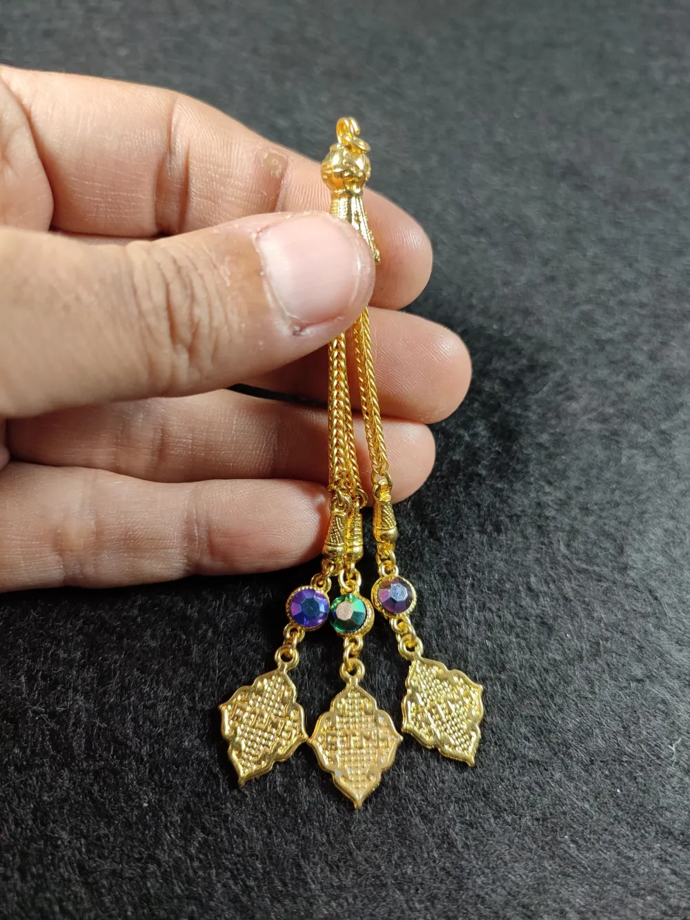 Alman Gümüş Tesbi̇h Püskülü