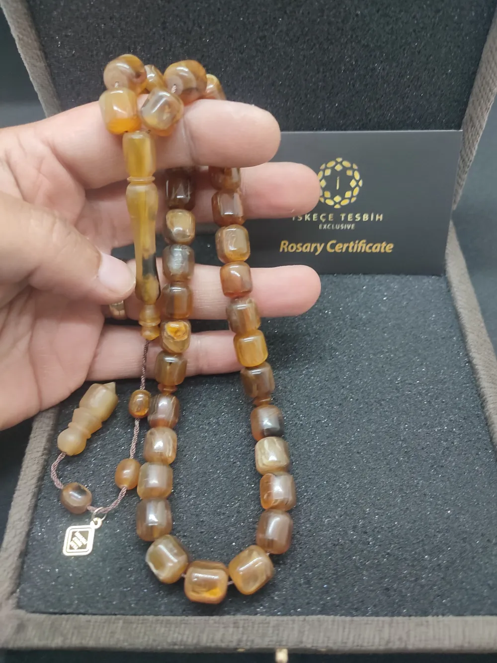 Vıp Kutulu 37.98 Gr İskeçeli̇ Cemi̇l Usta Eseri̇ Nadi̇r Tür  Gergedan Boynuzu küçük resim 4