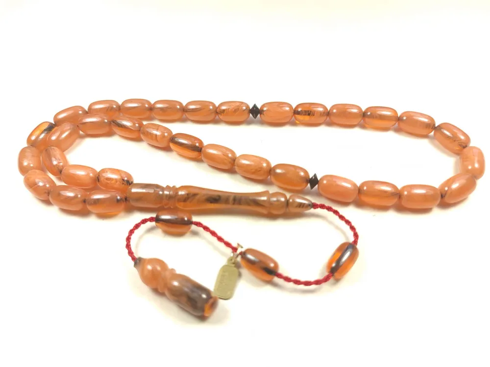 Mesut Elma Usta Eseri̇ İmzalı Kondüsyon Hari̇kası Sıkma Kehri̇bar küçük resim 2