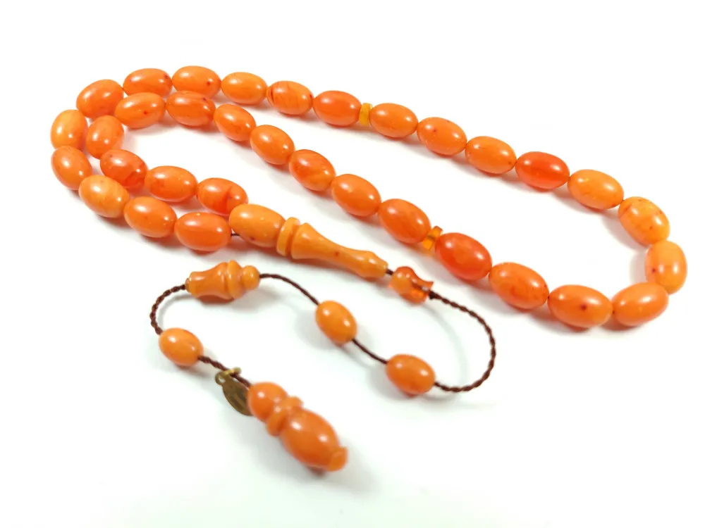 Ayhan Turan Usta İşi̇ İmzalı Mühürlü Sıkma Kehri̇bar