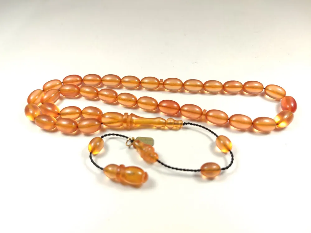 Furkan Gül Usta İşi̇ İmzalı Mühürlü  Alman Zar Kehri̇bar küçük resim 2