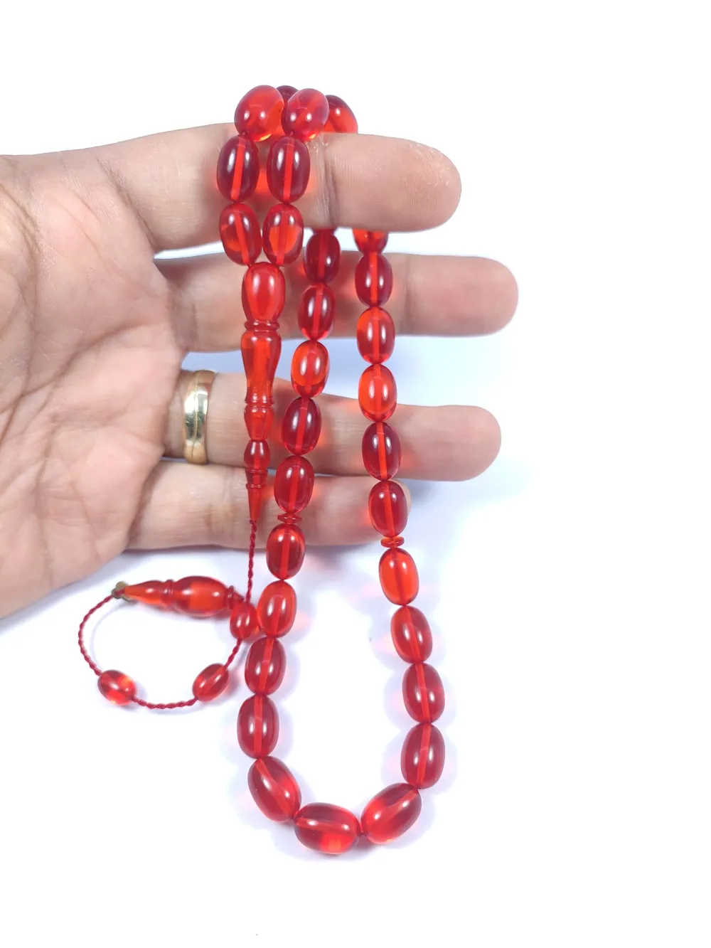 Mehmet Arıcı Usta Eseri̇ 0.6 Mm Deli̇m Çi̇ft Zımpara Çi̇ft Ci̇lalı Ateş-İ Kehri̇bar küçük resim 5