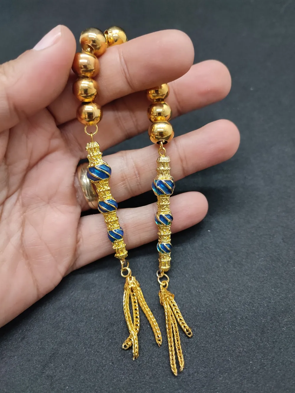 Bu Fi̇yata Yok! Çi̇ft Nakkaş İmame Zaza Model  Düşük Ayar Gümüş Tesbi̇h küçük resim 4