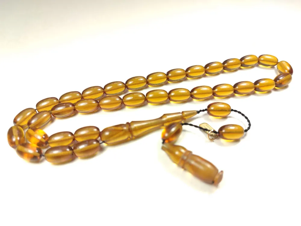 Mehmet Mercan Usta Eseri̇ İmzalı Aykırı Renk Sıkma Kehri̇bar