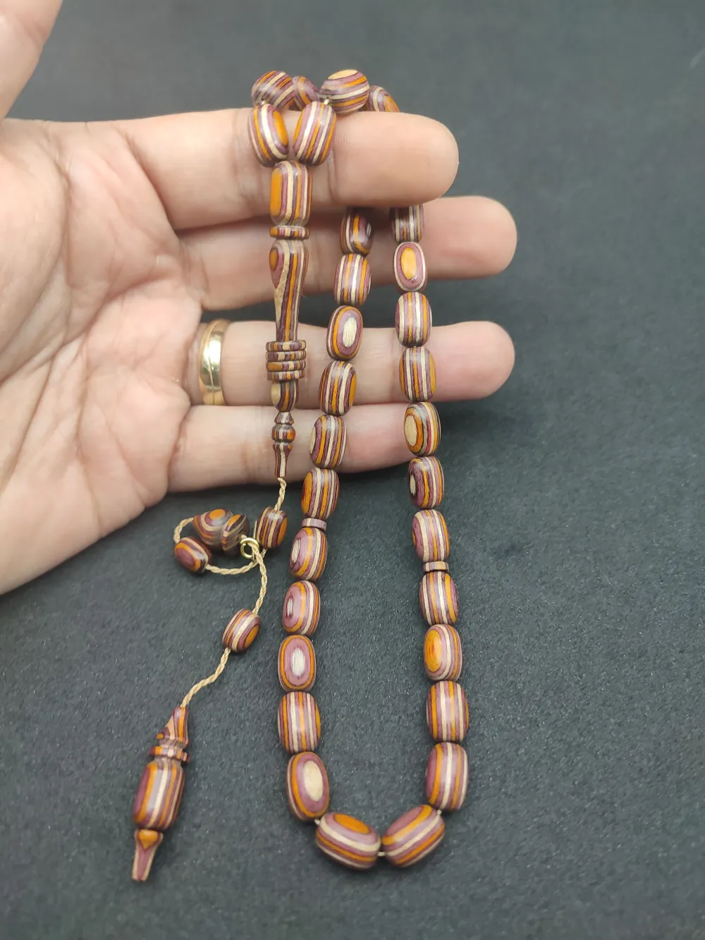 Hali̇l Hi̇lmi̇  Usta İşi̇ İmzalı Halkalı Nadi̇r Tür Nadi̇r Renk Doğal Kafur Ağacı küçük resim 5