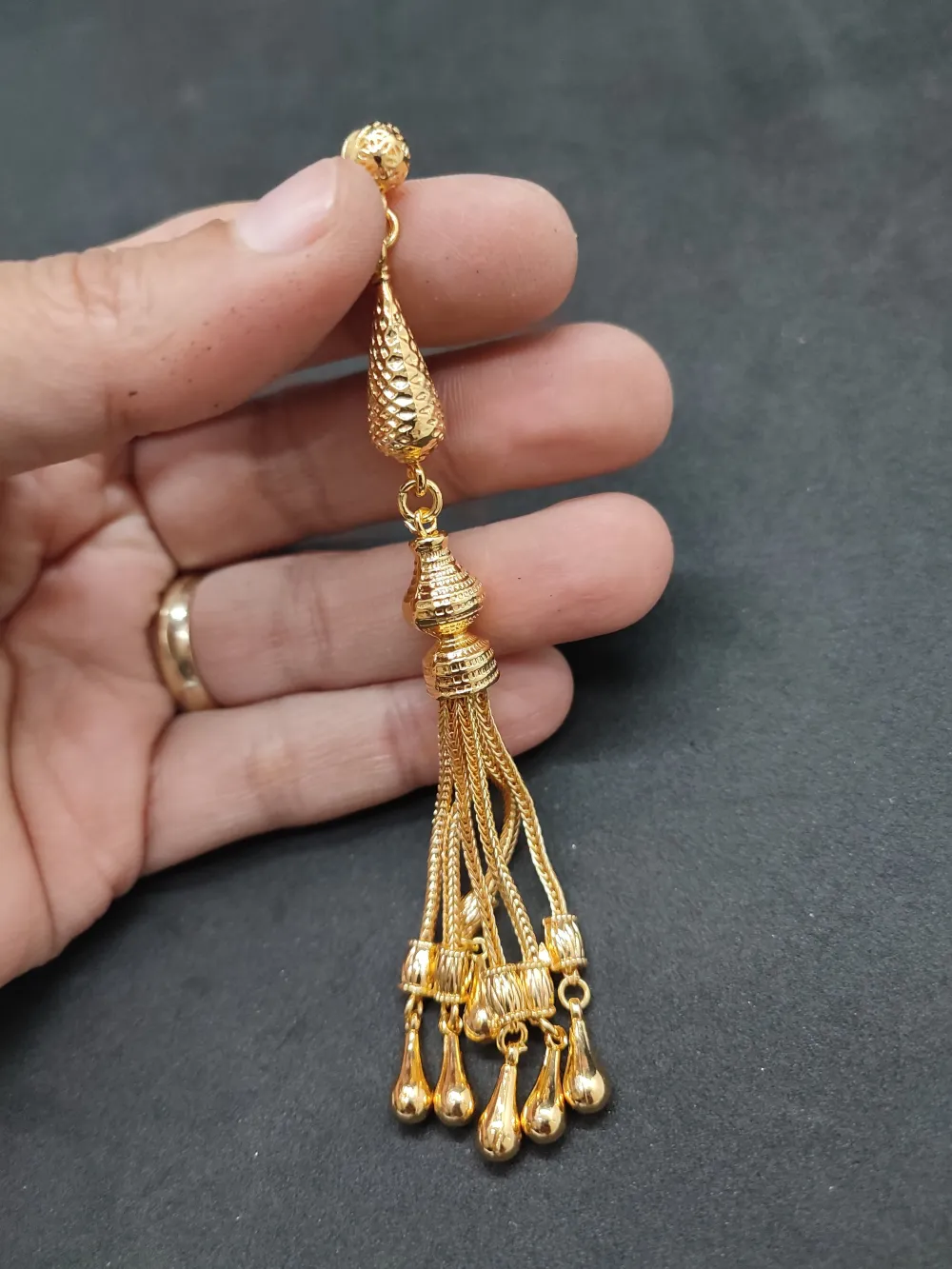 475 Ayar Gümüş Tesbi̇h Püskülü küçük resim 2