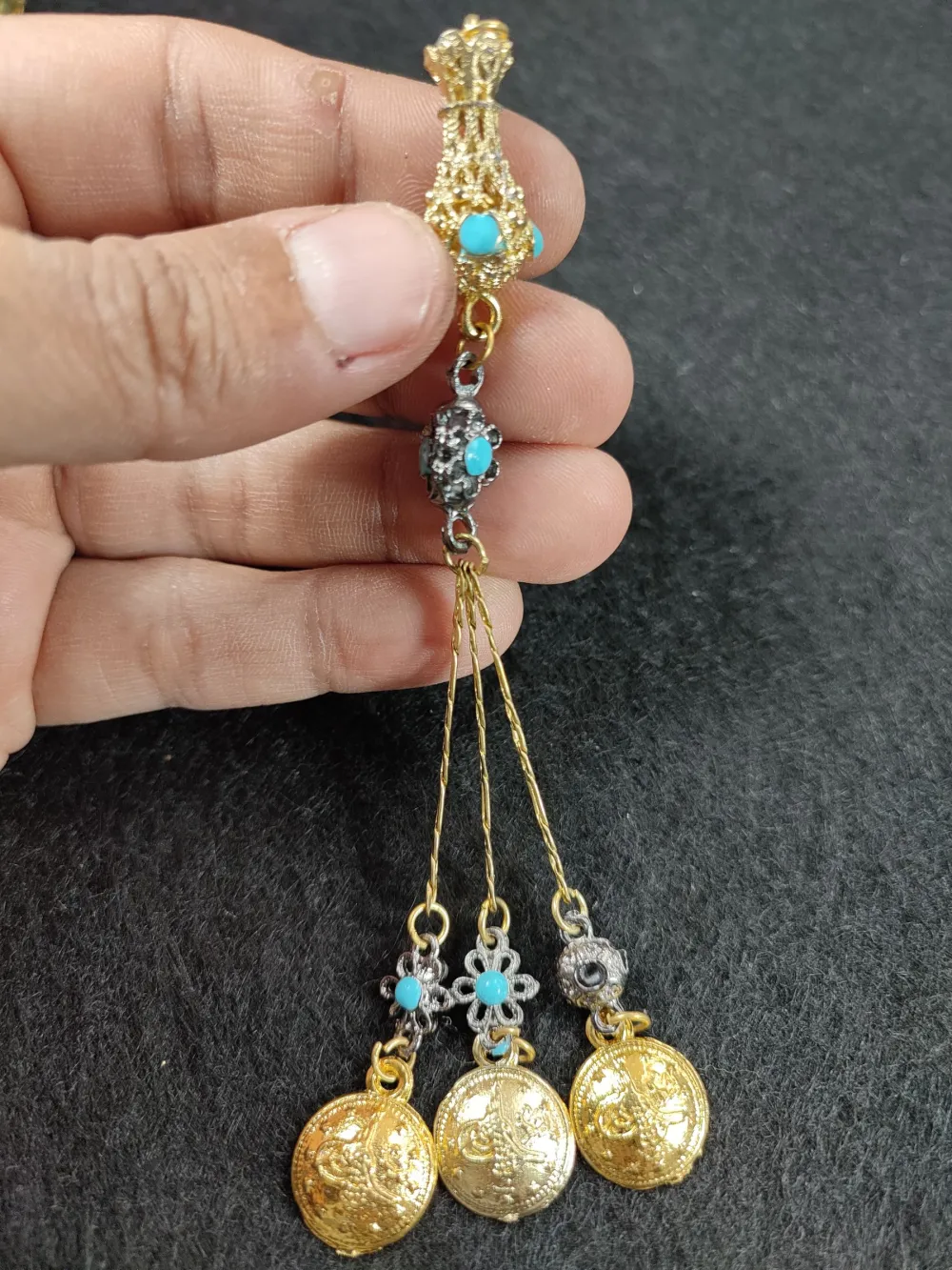 Alman Gümüş Tesbi̇h Püskülü küçük resim 2