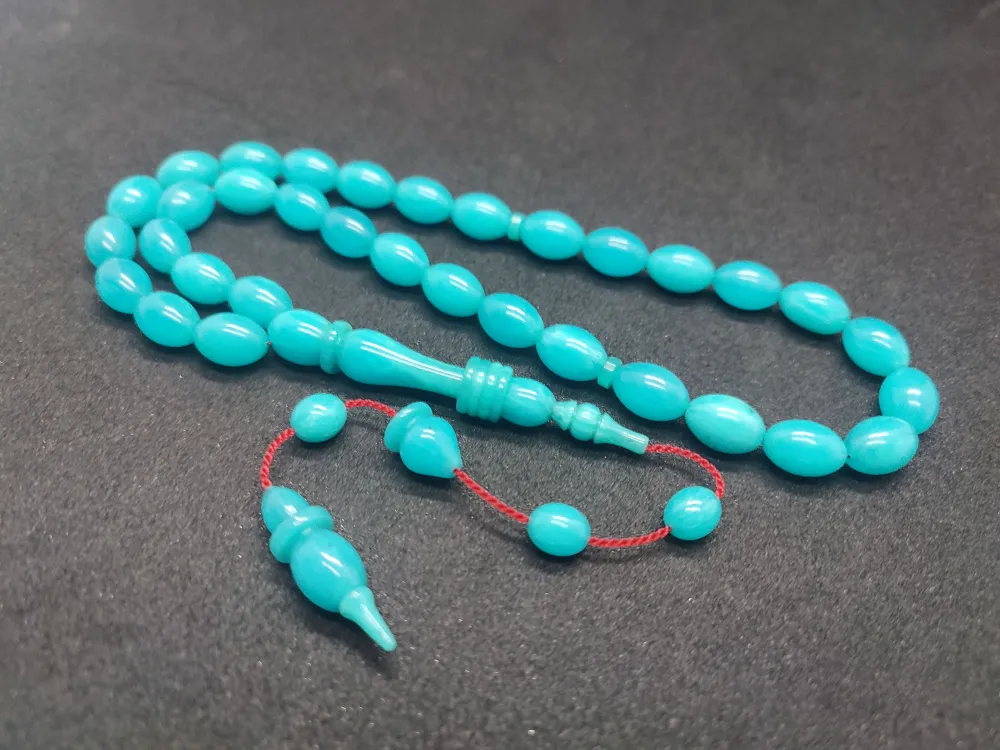 Ahmet Eryılmaz Usta Eseri̇ 0.6 Deli̇m   İmame Halkalı Çi̇ft Ci̇lalı Sıkma Kehri̇bar küçük resim 3