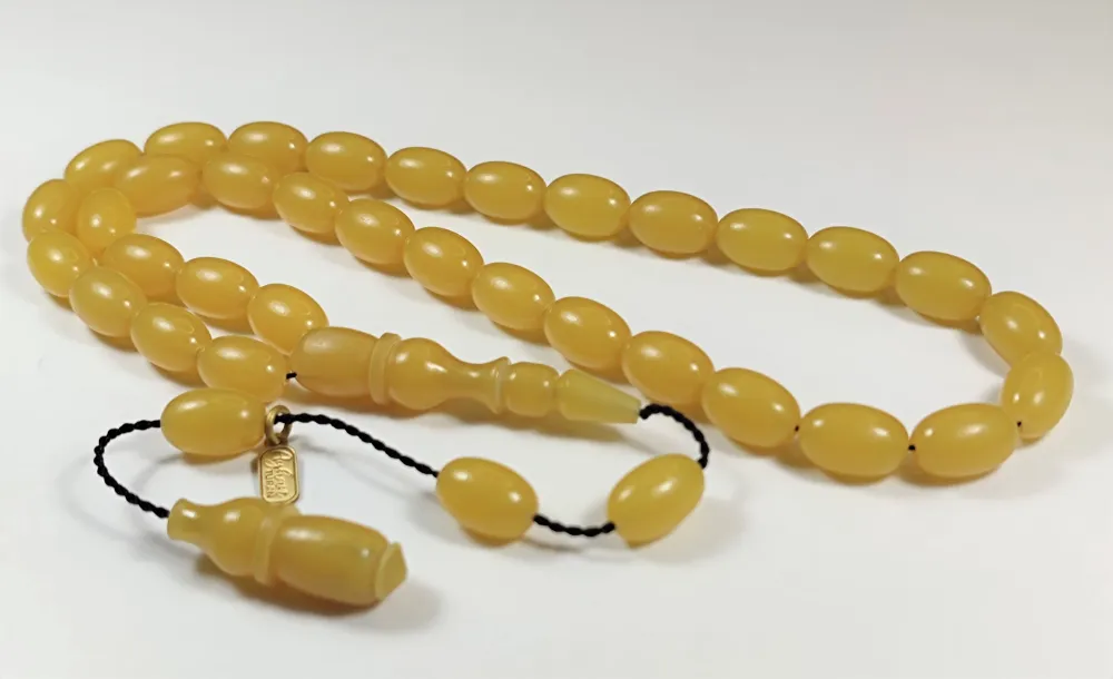 Ayhan Turan Usta İşi̇ İmzalı Mühürlü Sıkma Kehri̇bar küçük resim 2