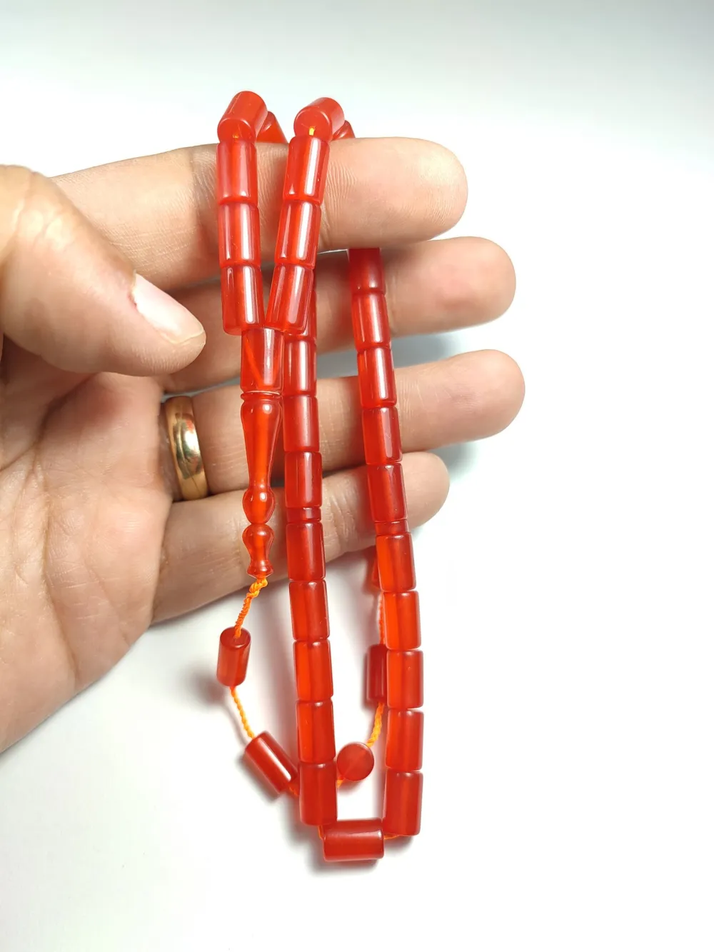 Mehmet Sancaktar Usta İşi̇ İmzalı Mühürlü  Zar Kehri̇bar küçük resim 4