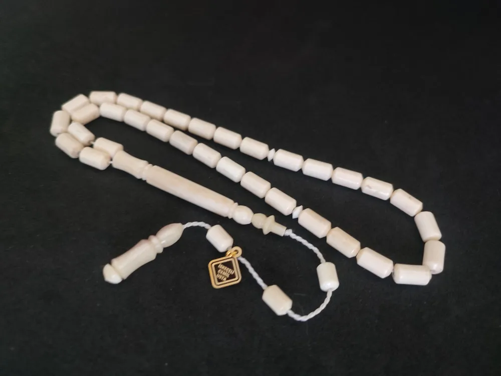 İskeçeli̇ Cemi̇l Usta Eseri̇ Mevlevi̇ Model Naturel Bali̇na Kemi̇ği̇ küçük resim 2