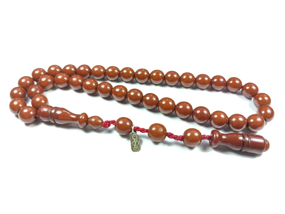 Dabbas Usta İşi̇ İmzalı (İmzası Gümüştür) Sıkma Kehri̇bar küçük resim 3