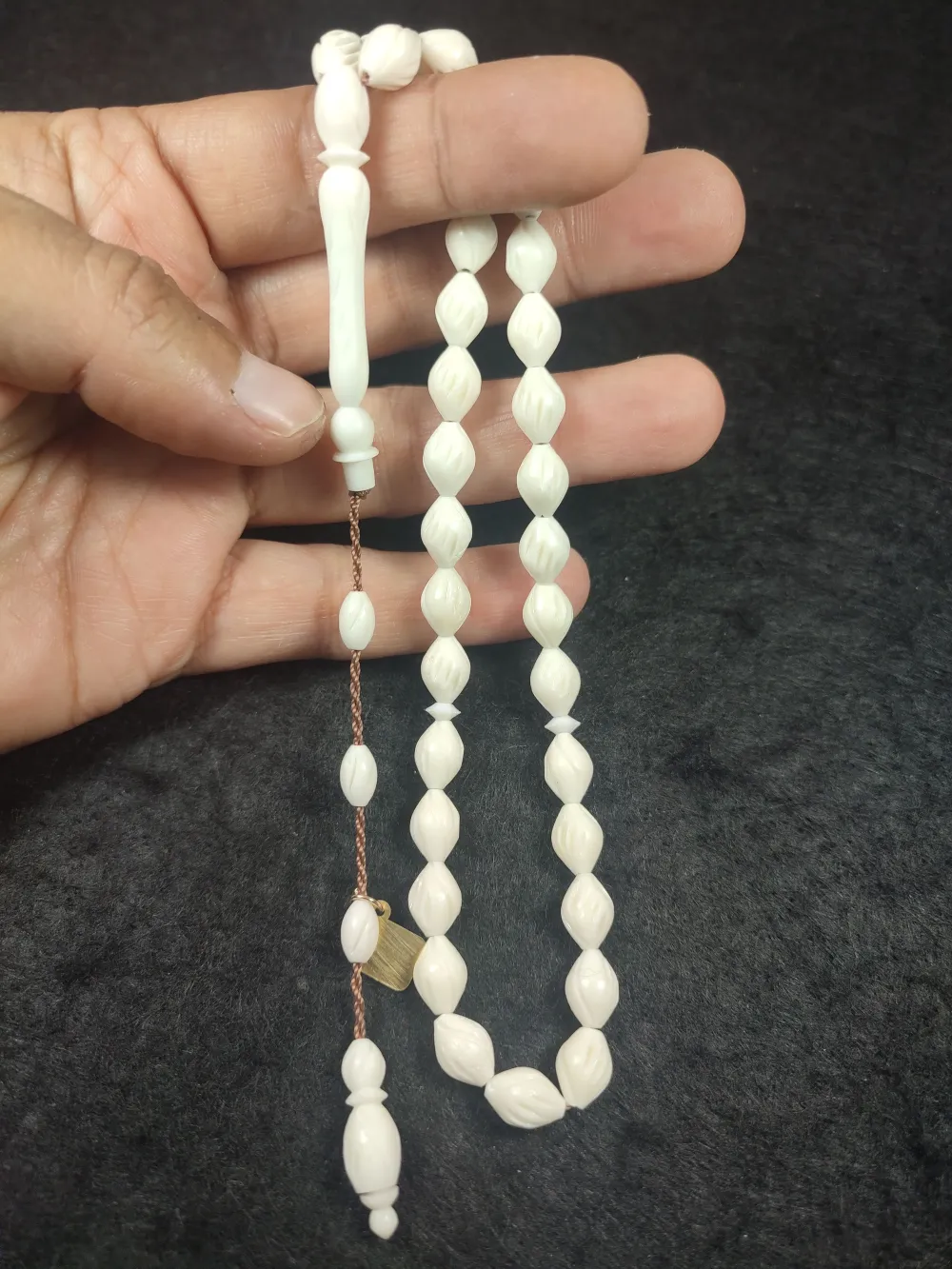 İskeçeli̇ Cemi̇l Usta İşi̇ İmzalı Kalem Oyma  Deve Kemi̇ği̇ küçük resim 5