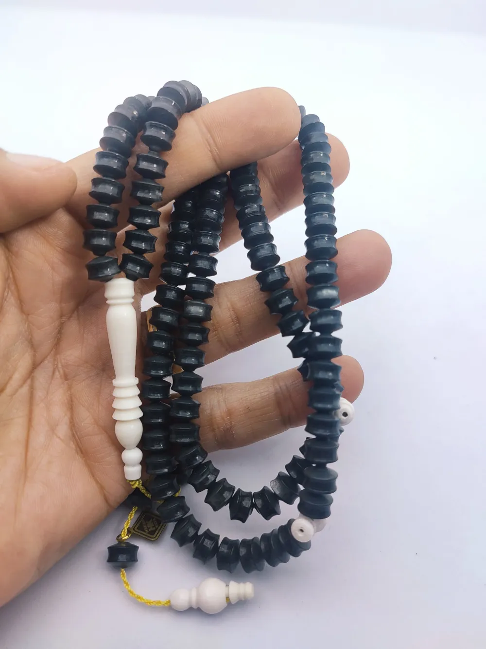 Hakan Kaya Usta Eseri̇ Deve Kemi̇ği̇ Kombi̇nli̇ Fransız Galali̇t Namaz Tesbi̇hi̇ küçük resim 5