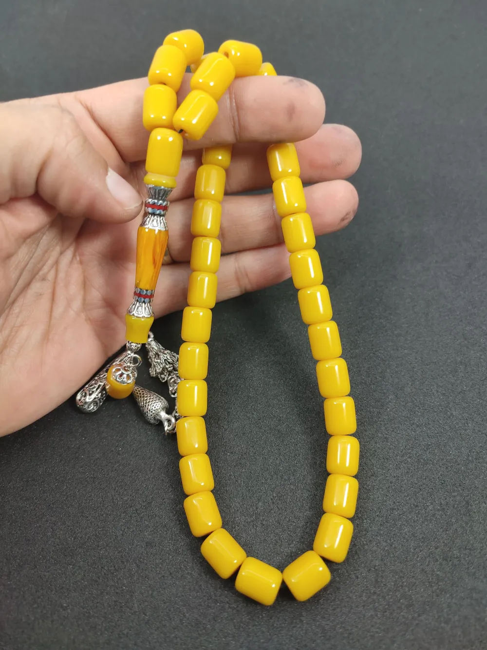 Zeyn Usta Eseri̇ 925 Ayar Gümüş Nakkaş  Alman Faturan küçük resim 5