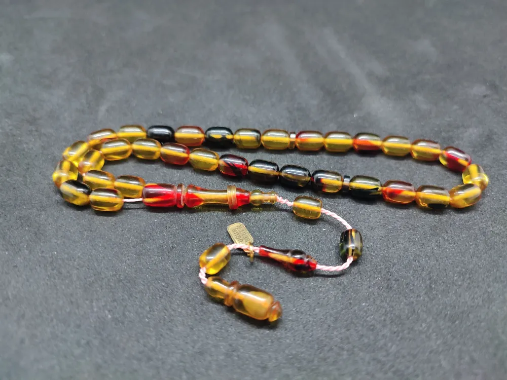 Uğur Şener Usta Eseri̇ İmame Halkalı Çi̇ft Kat Ci̇lalı Ateş-İ Kehri̇bar küçük resim 2