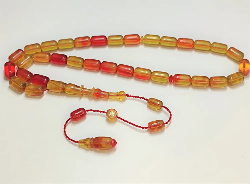 Mehmet Sancaktar Usta İşi̇ İmzalı Mühürlü  Ateş Kehri̇bar küçük resim 5