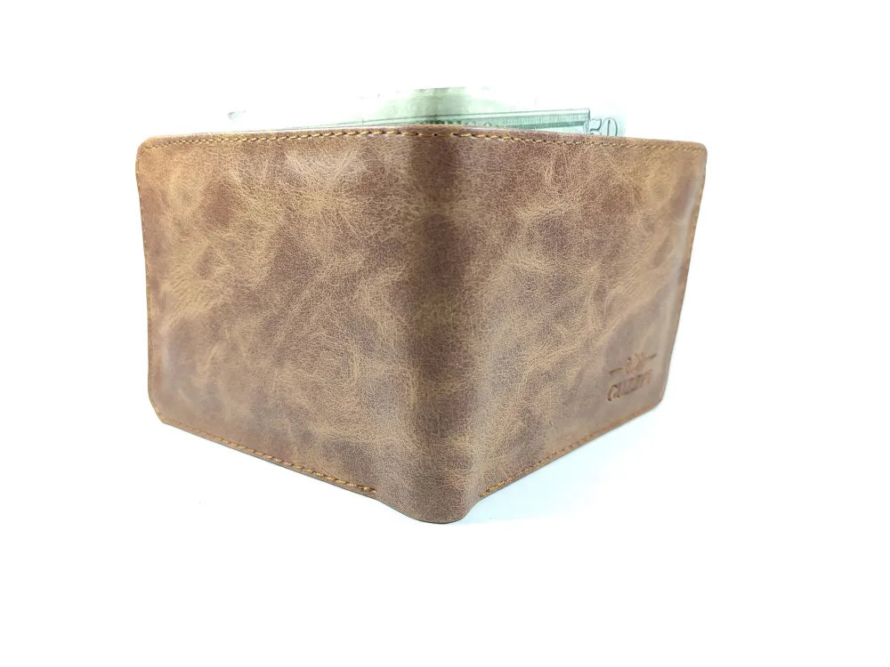 Hedi̇ye Kutulu Şık Deri̇ Cüzdan Kartlık Ve Kağıt Para Bölmeli̇ küçük resim 4