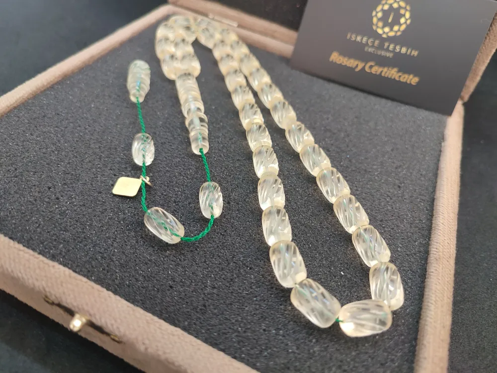 İskeçeli̇ Cemi̇l Usta Eseri̇ Vıp Kutulu 30.75 Gr. Kalem Oyma Ukrayna Damla Kaya