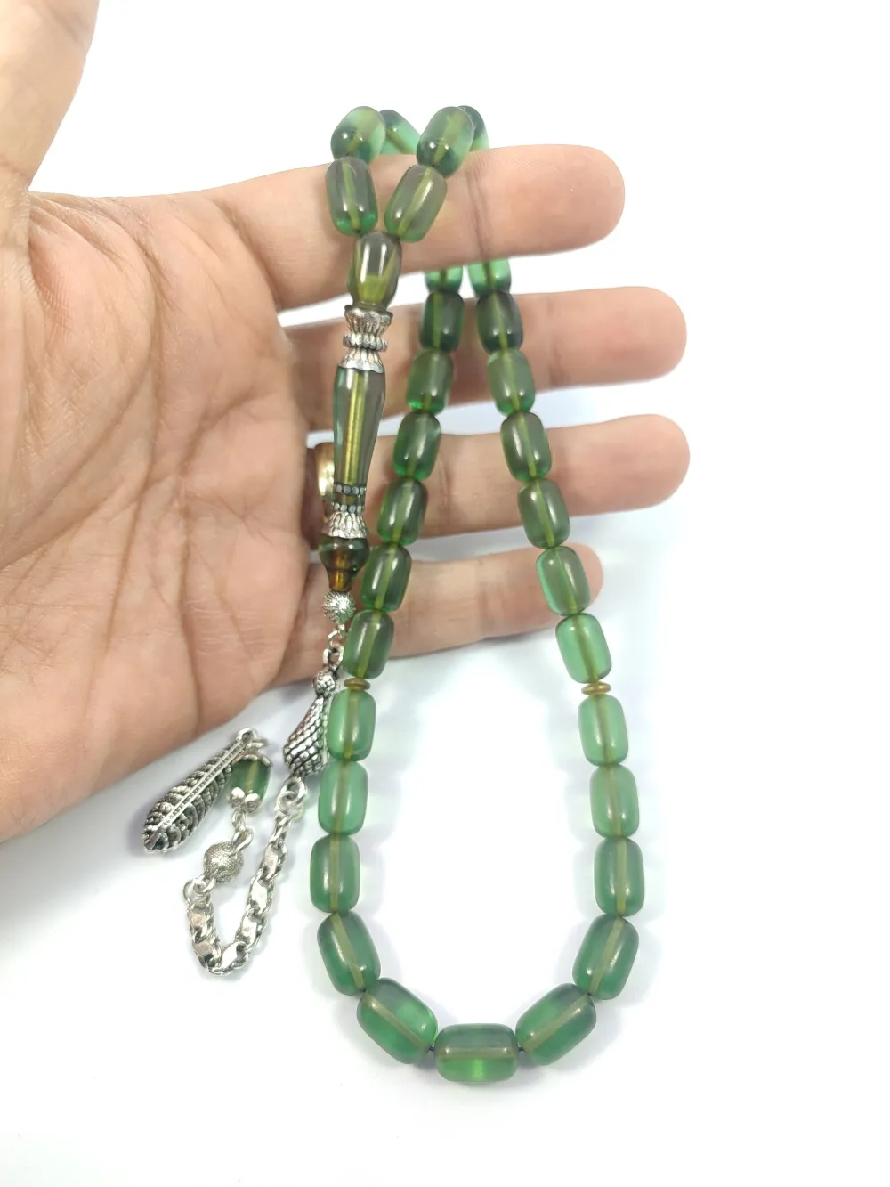 Şevket Alkan Usta İşi̇ 925 Ayar Gümüş Nakkaş İmame  Ateş-İ Kehri̇bar küçük resim 4