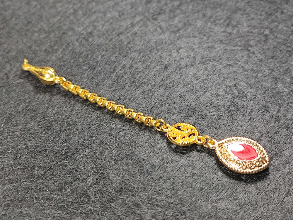 Usta İşçi̇li̇kli̇ Gümüş Kaplama Tesbi̇h Püskülü küçük resim 2