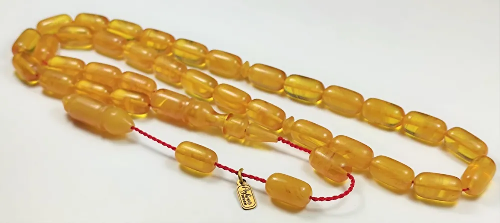 Ayhan Turan Usta İşi̇ İmzalı Mühürlü Sıkma Kehri̇bar küçük resim 3