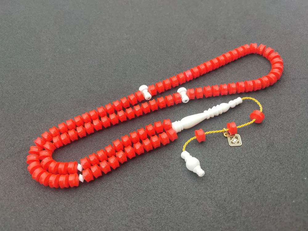 Hakan Kaya Usta Eseri̇ Deve Kemi̇ği̇ Kombi̇nli̇ Fransız Galali̇t Namaz Tesbi̇hi̇ küçük resim 2