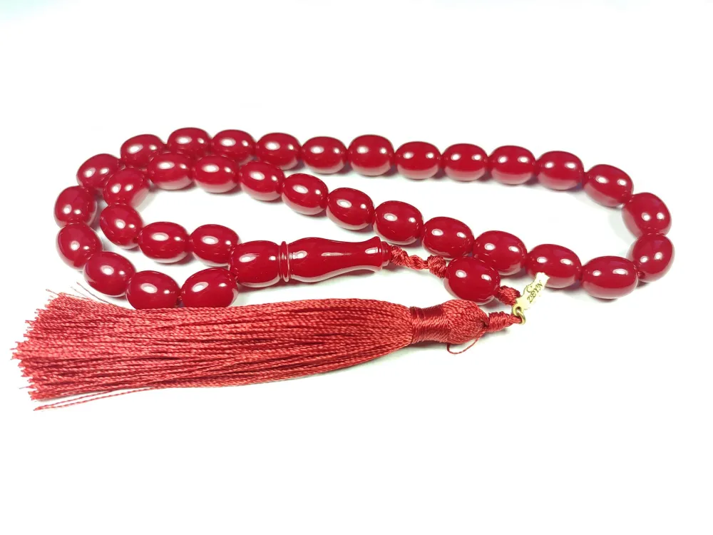 Ebu Zeyn Usta İşi̇ İmzalı Mühürlü Sıkma Kehri̇bar küçük resim 3