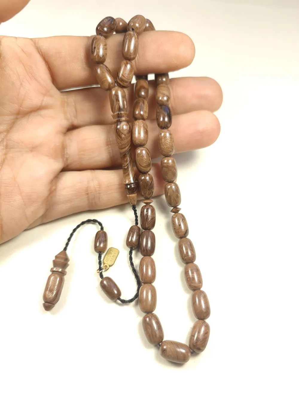 Mesut Elma Usta Eseri̇ İmzalı Kondüsyon Hari̇kası Sıkma Kehri̇bar küçük resim 5