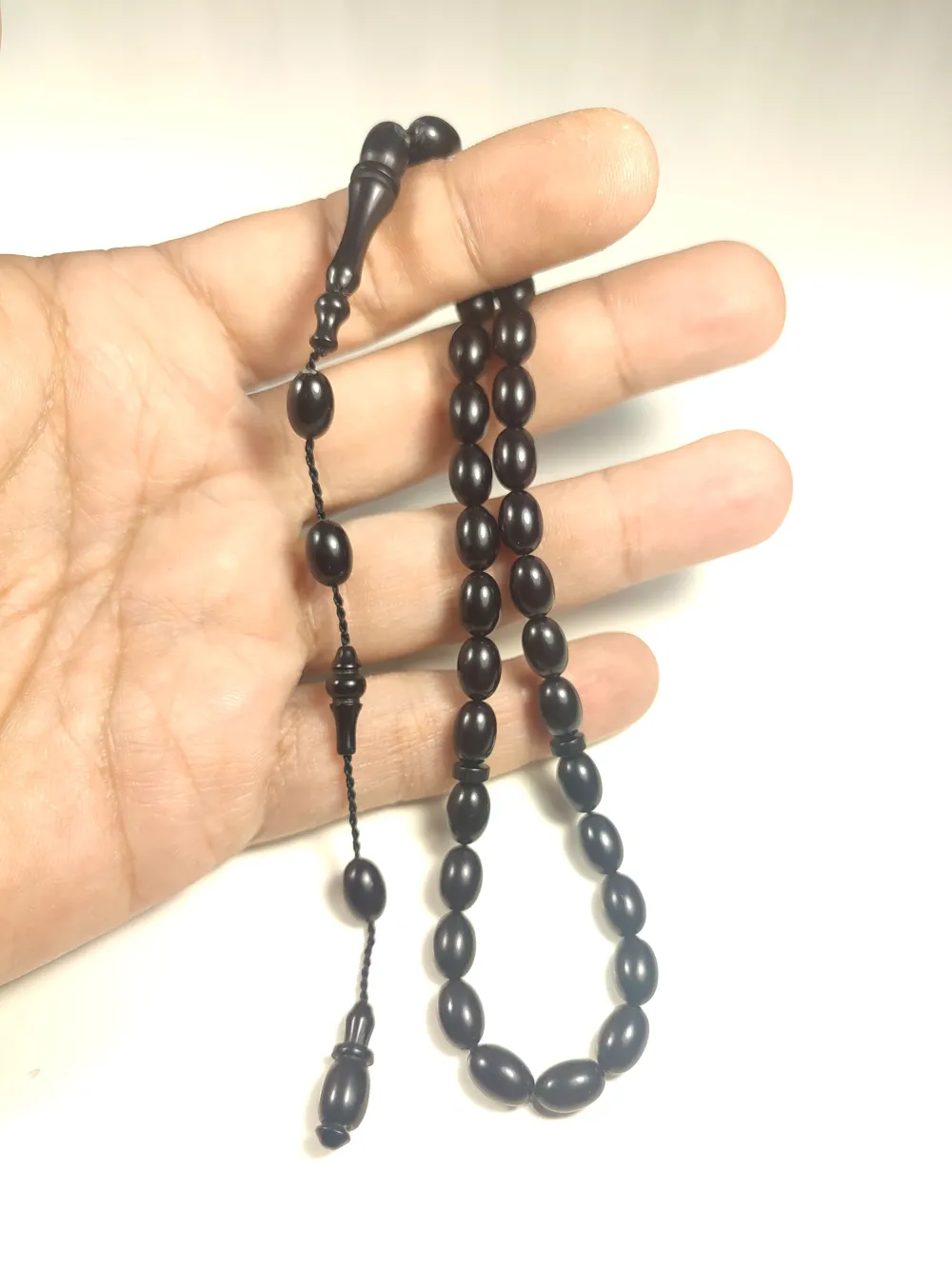 Abdullah Başkale Usta Eseri̇ Bi̇lek Boy Çi̇ft Zımpara Çi̇ft Ci̇la Sıkma Kehri̇bar küçük resim 5