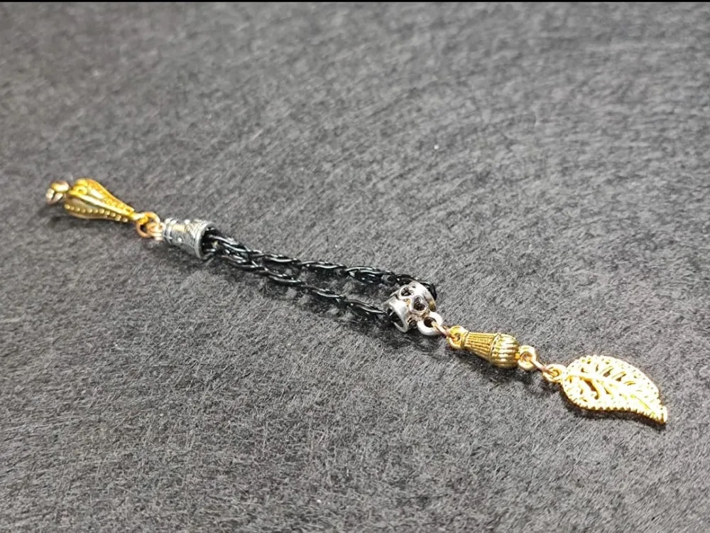 Usta İşçi̇li̇kli̇ Gümüş Kaplama Tesbi̇h Püskülü küçük resim 2