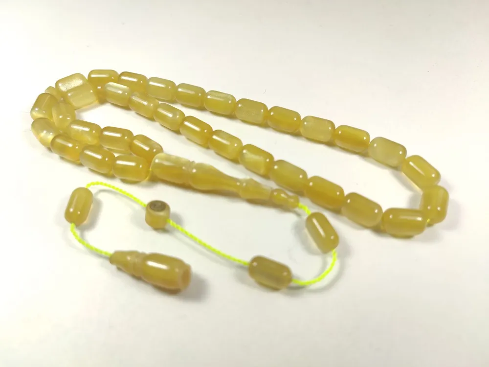 Erkan Çubukçu Usta İşi̇ İmzalı Multi̇ Color  Sıkma Kehri̇bar