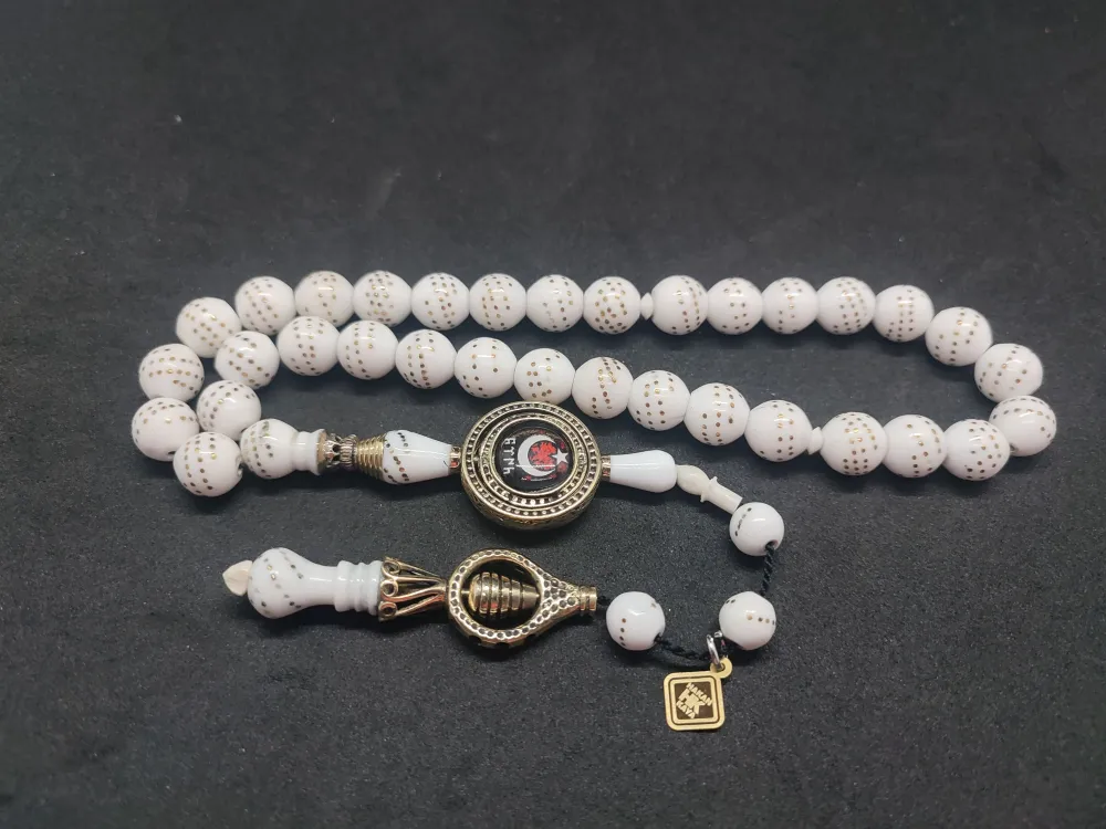 Hakan Kaya Usta  El İşçi̇li̇kli̇ Ağır Gümüş Nakkaşlı İri̇ Boy Çakımlı Deve Kemi̇ği̇ küçük resim 3