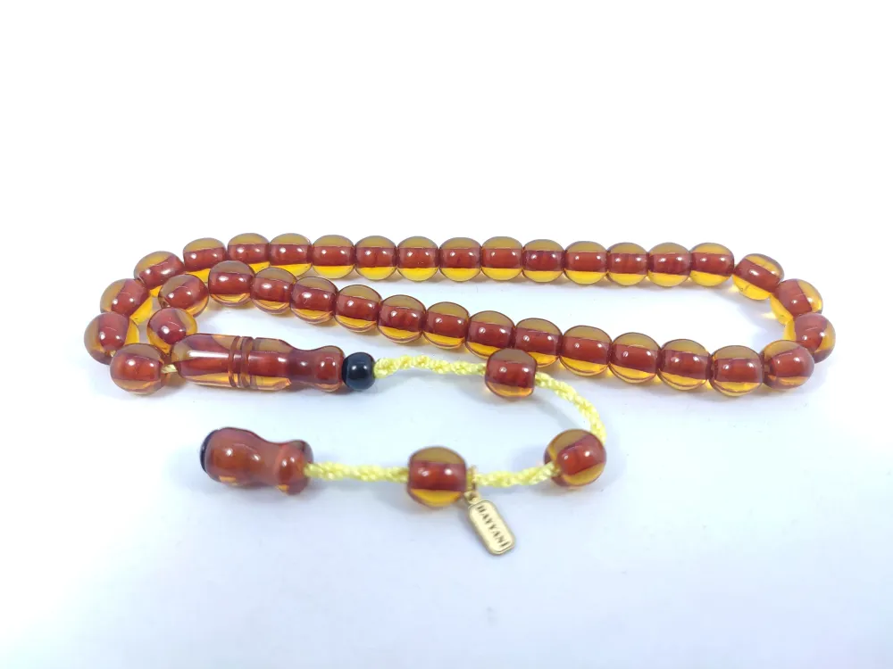 Hayyani̇ Usta Eseri̇ İmzalı El Boy Alman Faturan Sıkma Kehri̇bar küçük resim 3