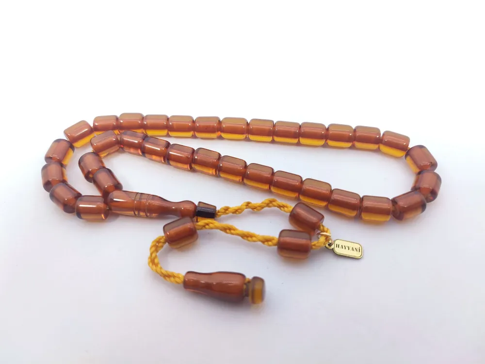 Hayyani̇ Usta Eseri̇ İmzalı Mühürlü Dönem Osmanlısı Ateş-İ Kehri̇bar küçük resim 2