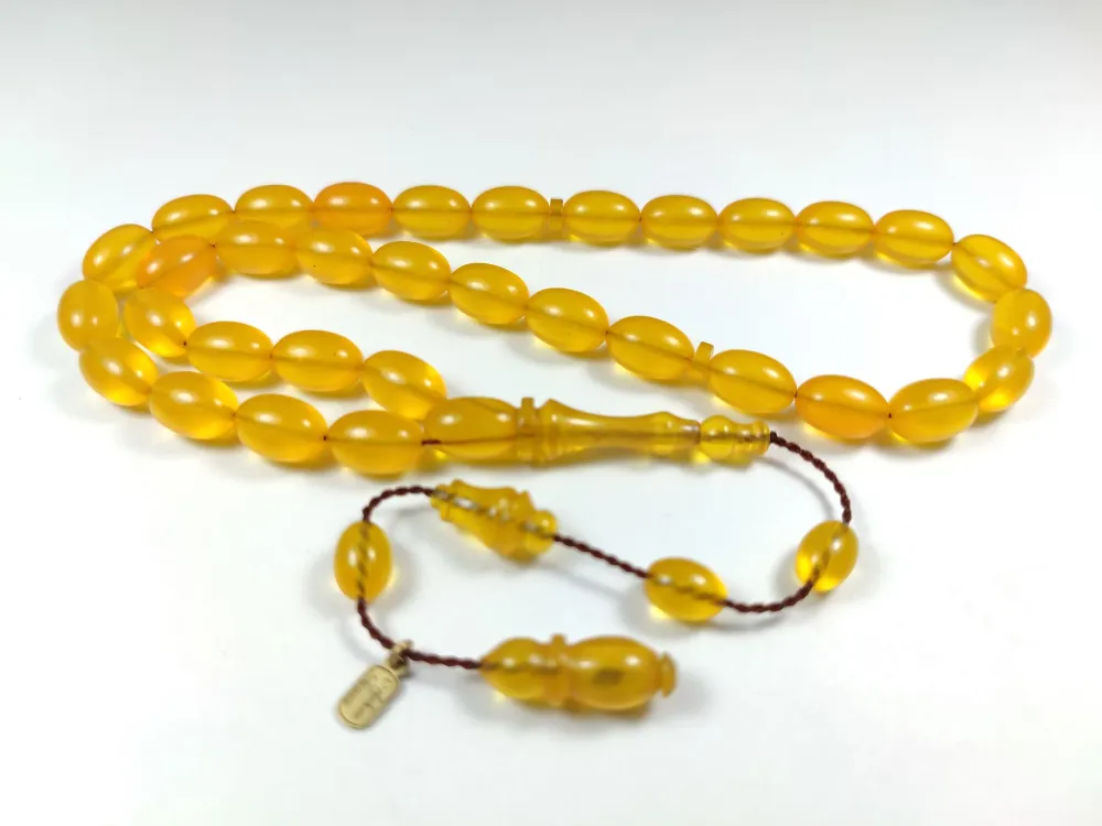 Ayhan Turan Usta İşi̇ İmzalı Mühürlü Sıkma Kehri̇bar küçük resim 3