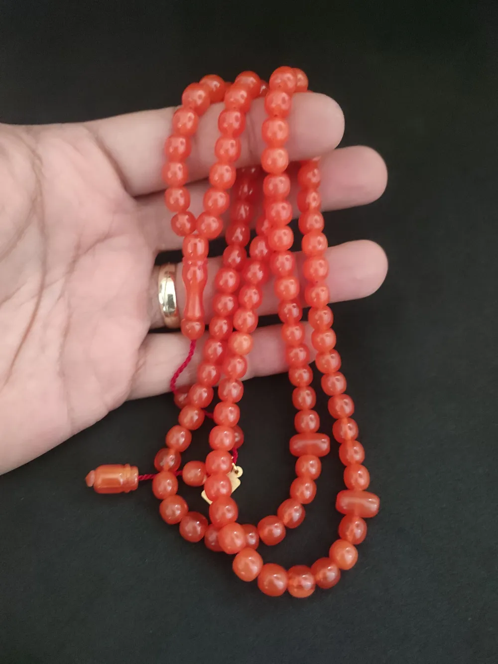 Zeyn Usta Eseri̇ Sıkma Kehri̇bar Namaz Tesbi̇hi̇ küçük resim 4